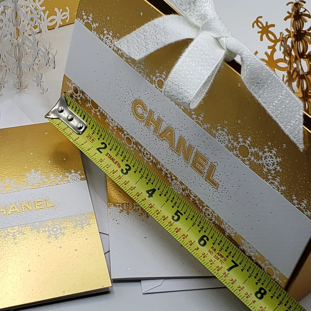 Chanel Holiday Box Card  Bag Snowflake